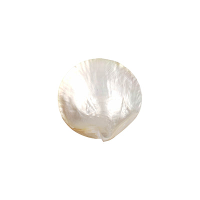 Silver White Mother of Pearl Plate 4" - TESOROS