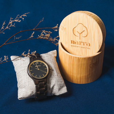 Narra Wooden Watches Classic Dusk - TESOROS