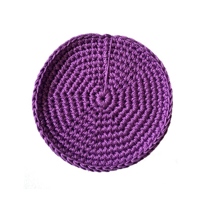Crochet Glass Coaster Lavender - Set of 8 - TESOROS